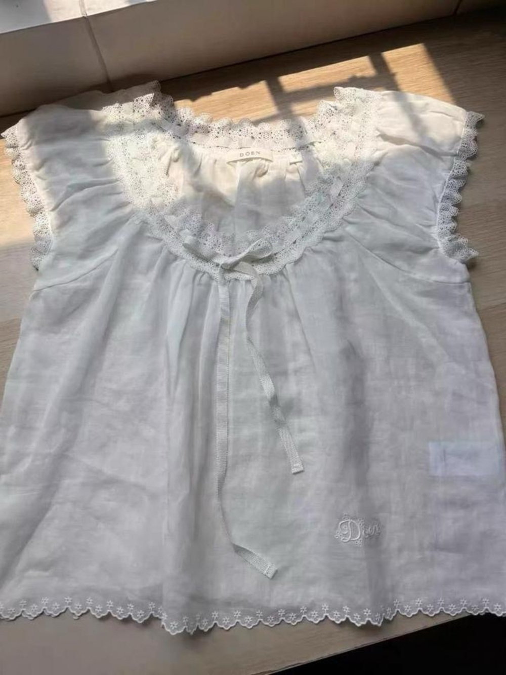 DOEN Marinette Top in Salt - Picture 4 of 7